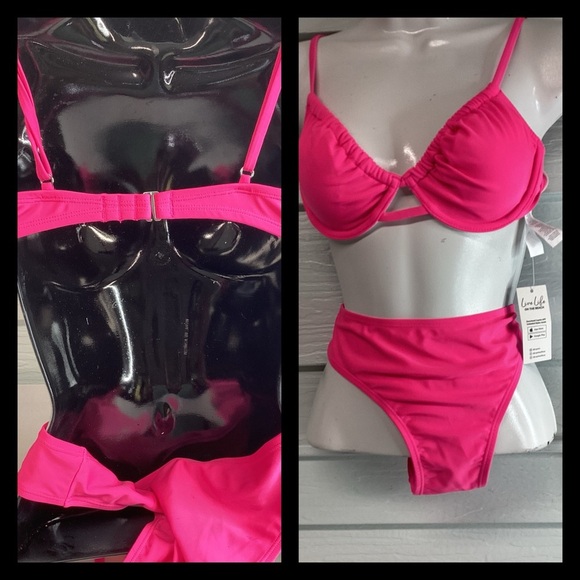 Pink two bikini. - Picture 2 of 6